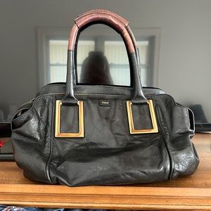 Vintage Chloe black leather bag